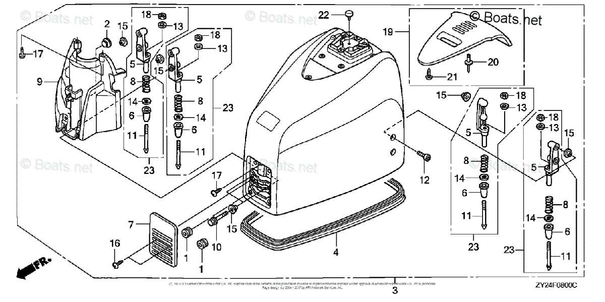 outboard engine parts diagram