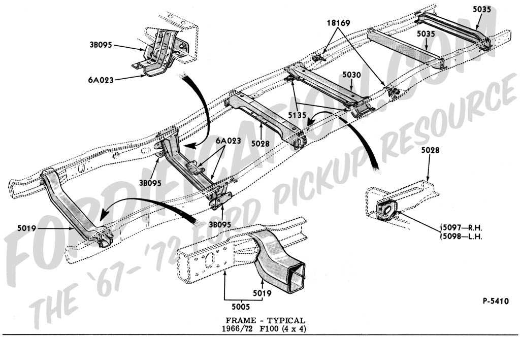 truck parts names with diagram