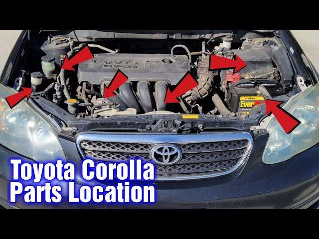 2007 toyota corolla parts diagram