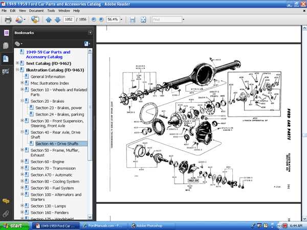 parts diagram ford