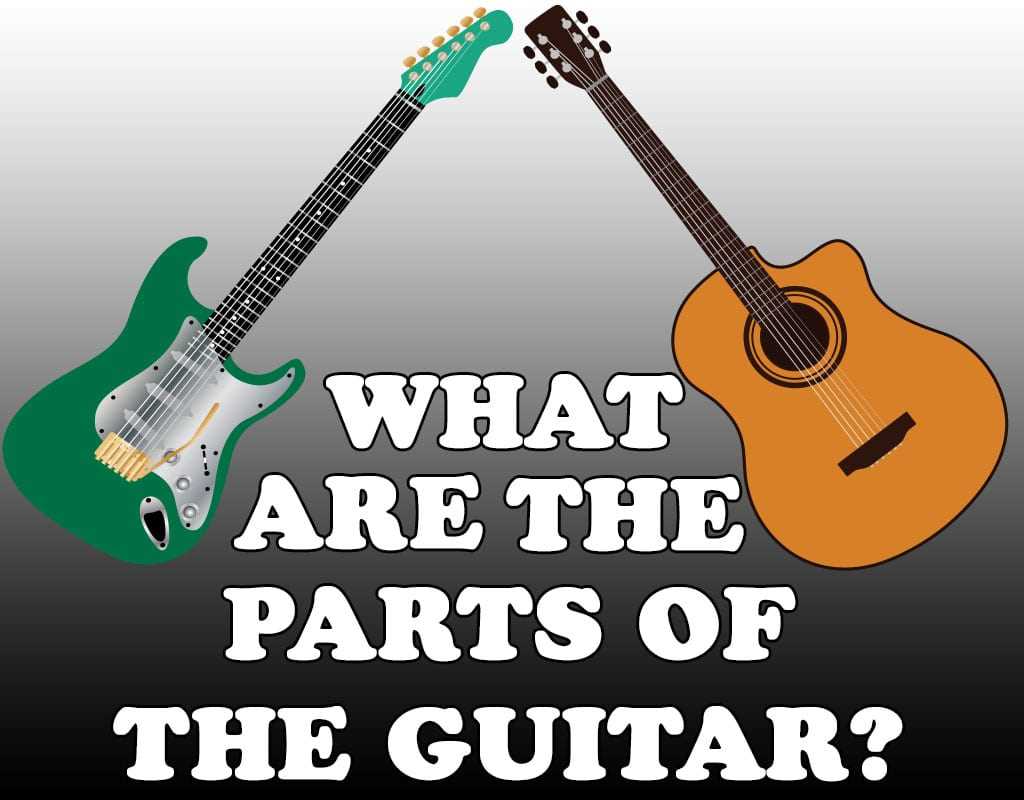 parts of a acoustic guitar diagram