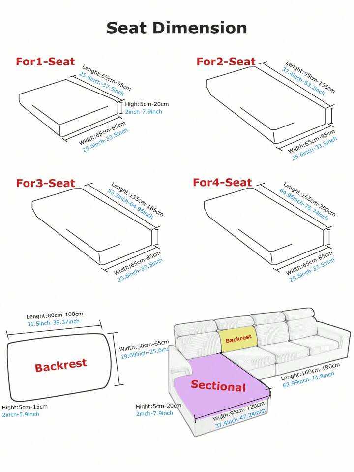 parts of a couch diagram