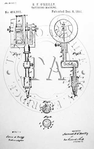 parts of a tattoo machine diagram