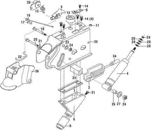 parts of a trailer hitch diagram