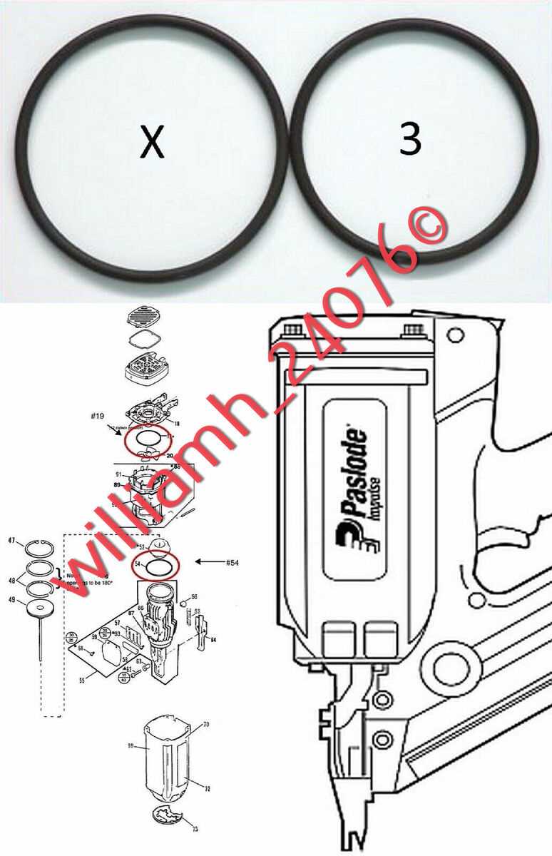 paslode framing gun parts diagram