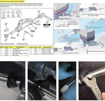 seastar steering parts diagram