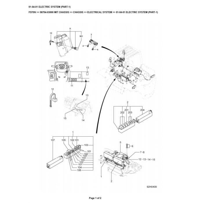 mitsubishi forklift parts diagram