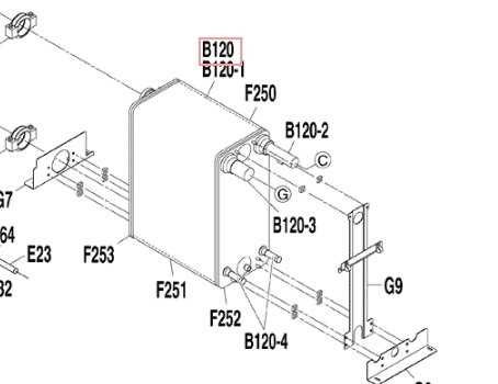 heat exchanger parts diagram