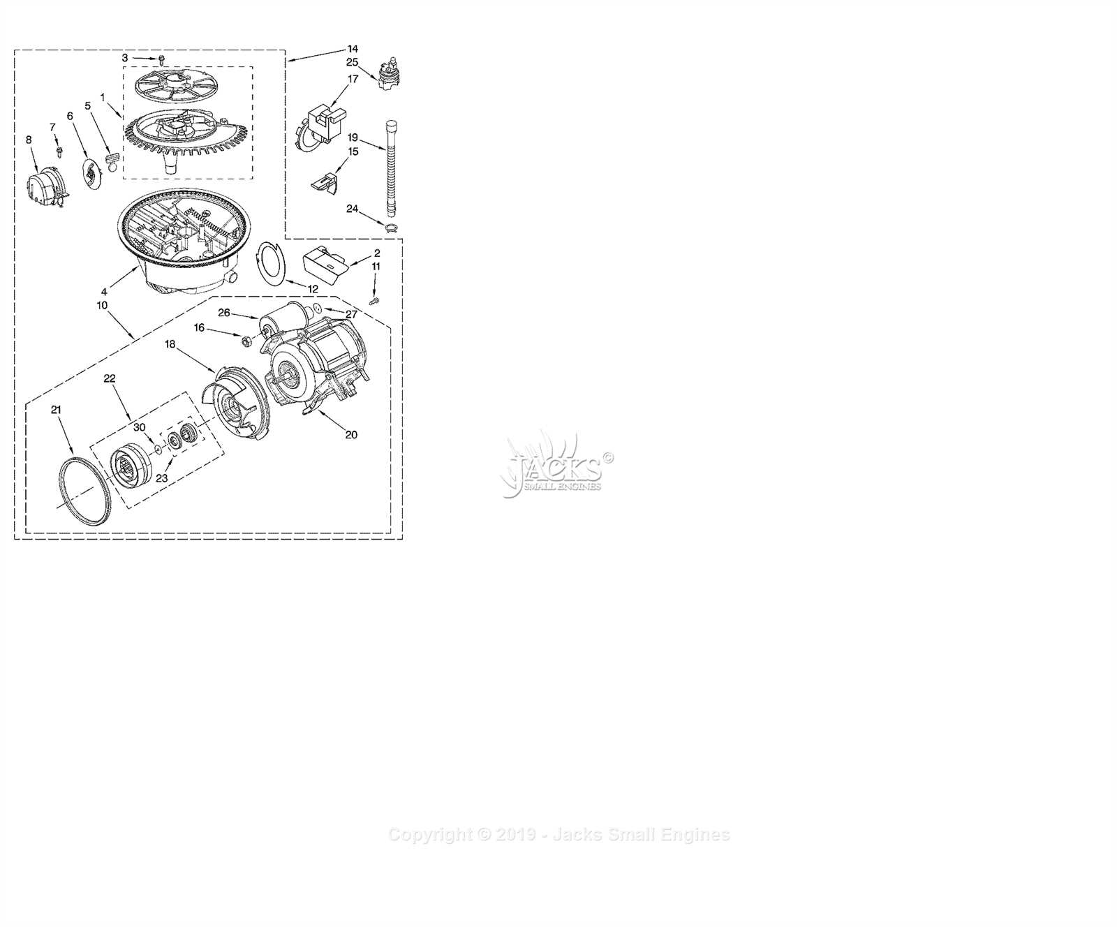 parts diagram whirlpool dishwasher