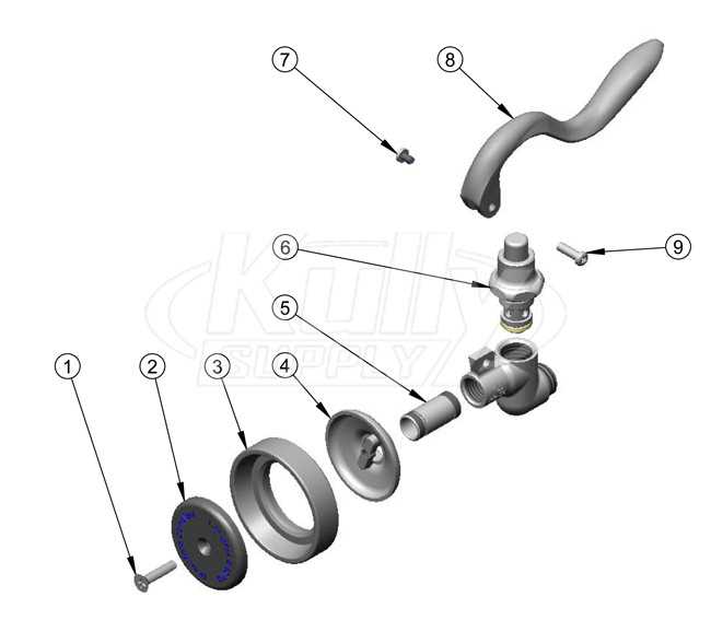 pegasus shower faucet parts diagram