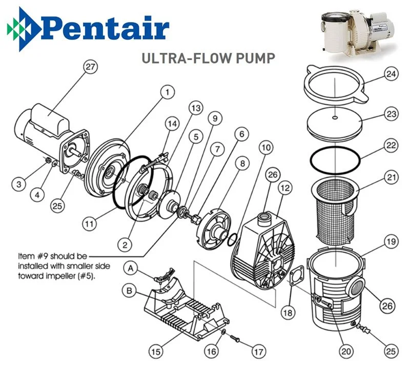 pentair whisperflo parts diagram