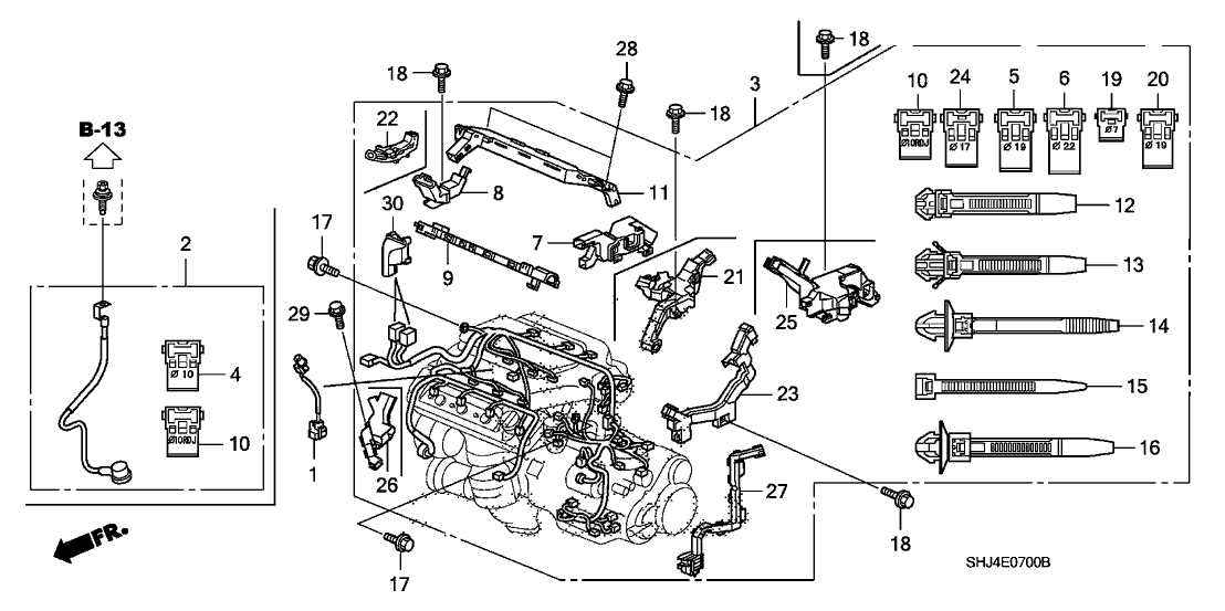 2007 honda odyssey parts diagram