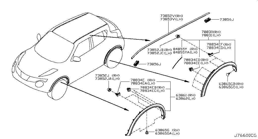 nissan juke parts diagram