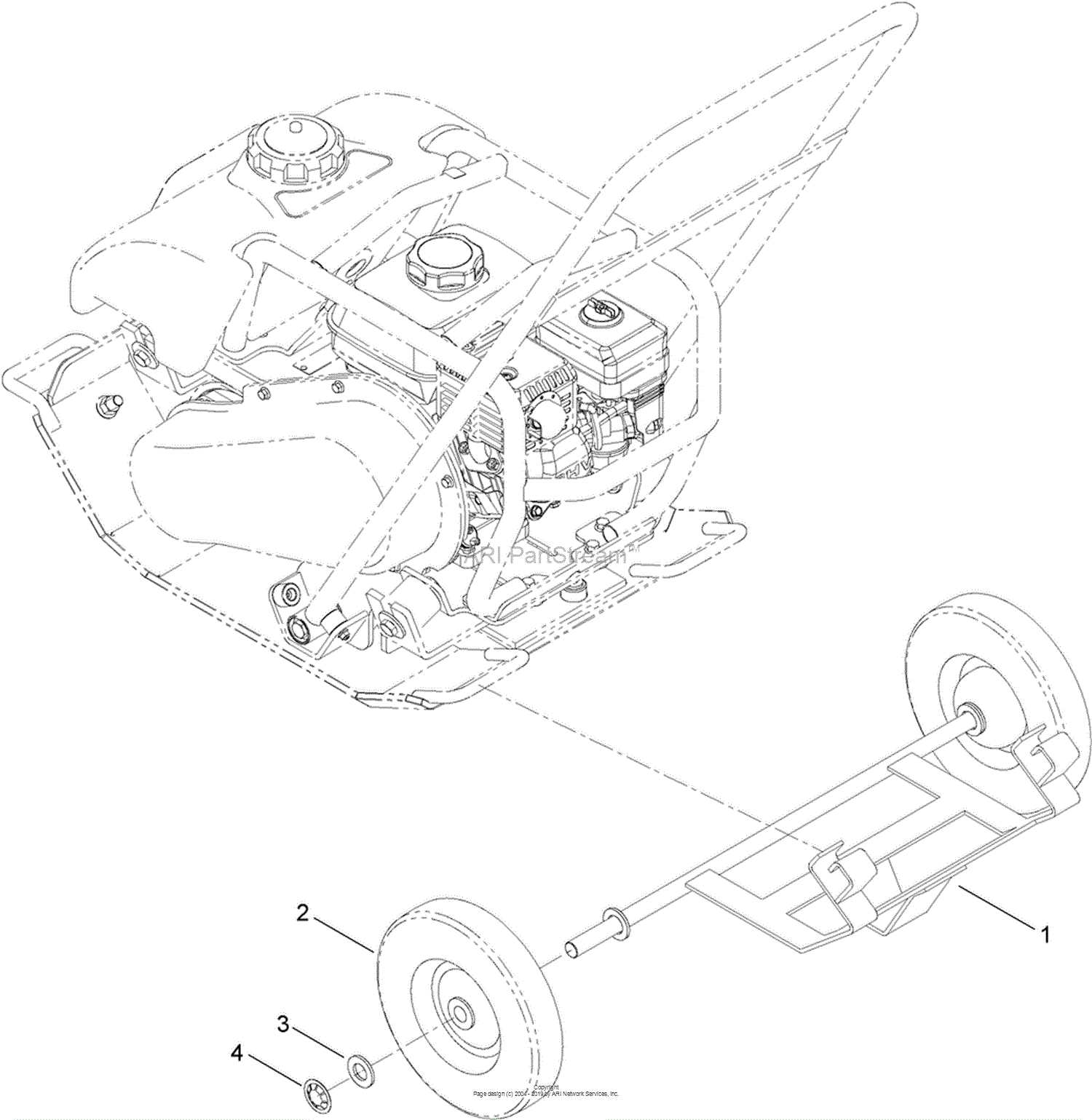 plate compactor parts diagram