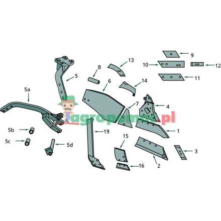plough parts diagram