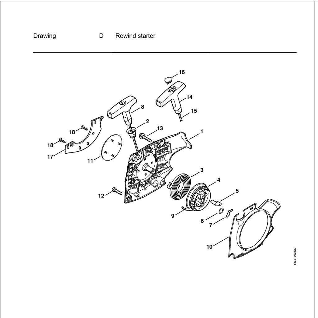 stihl ms 211 parts diagram