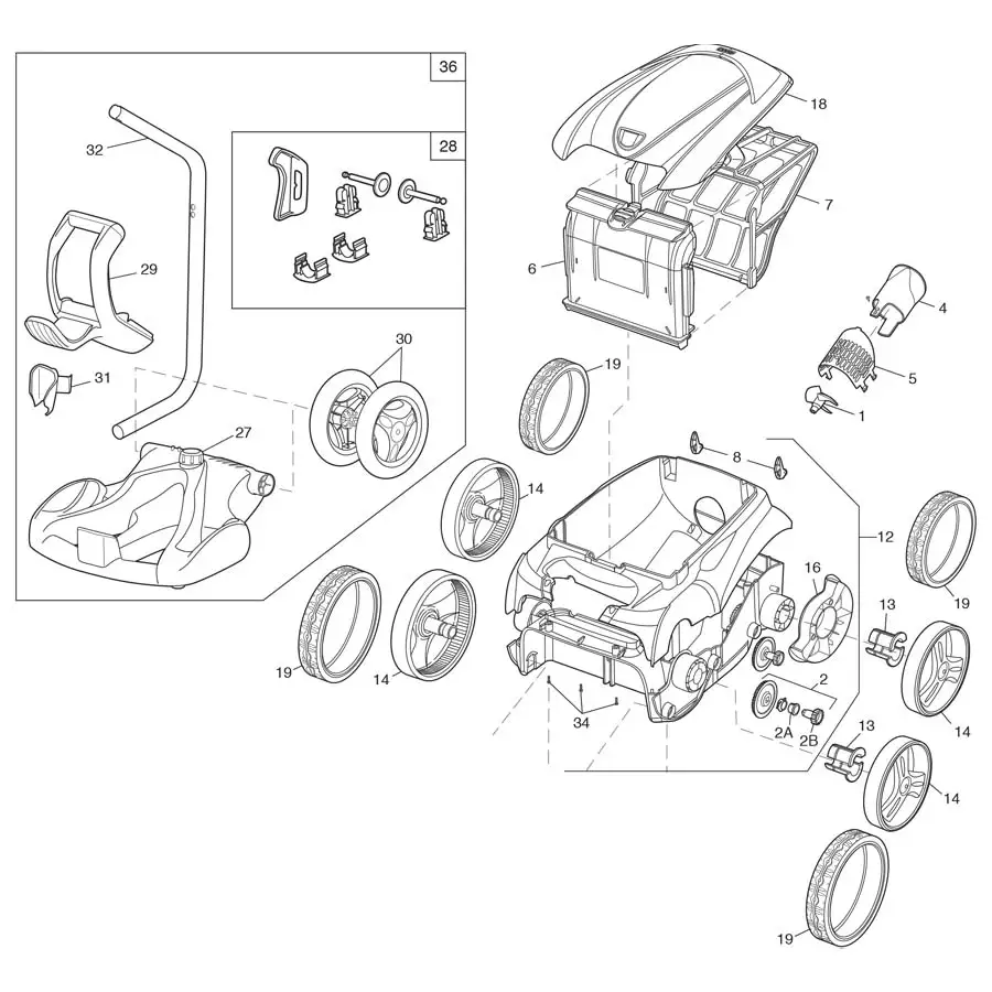 polaris p825 parts diagram