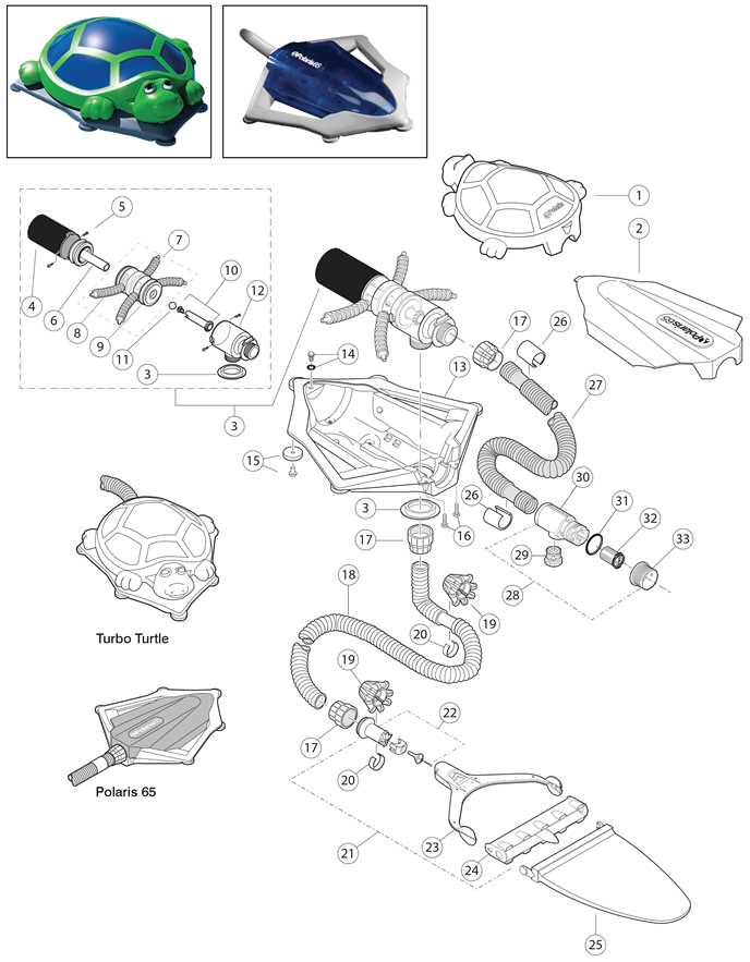 polaris p965iq parts diagram