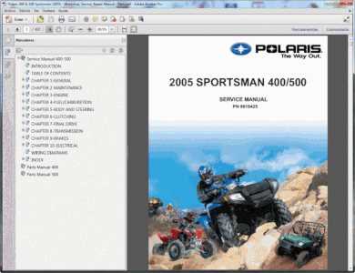 polaris sportsman 400 parts diagram