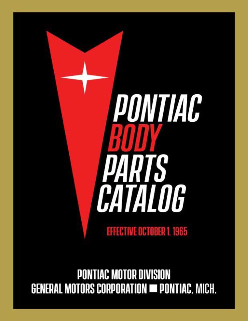 pontiac parts diagram