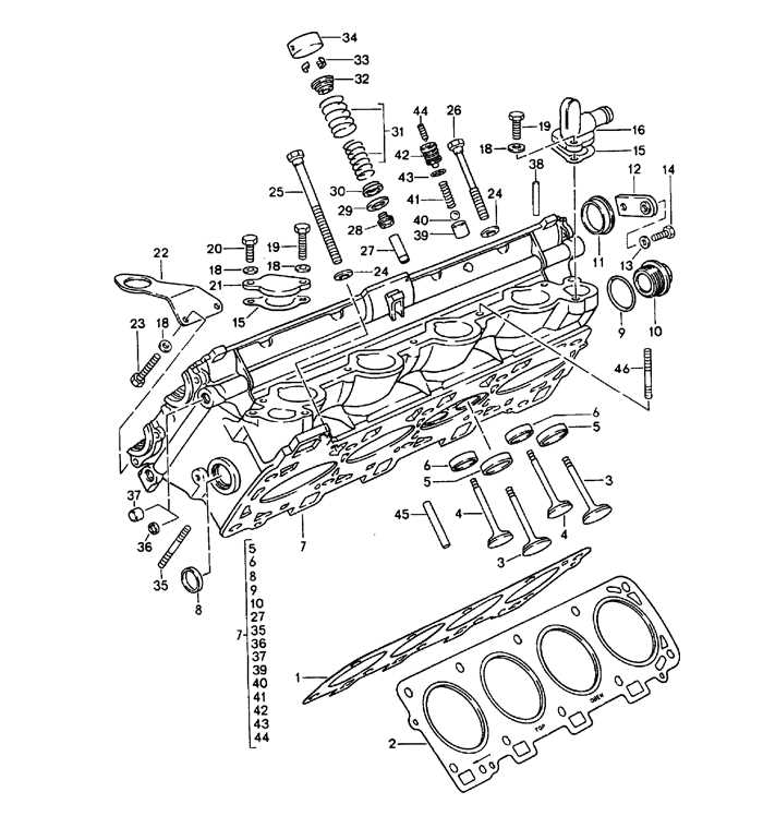 porsche 928 parts diagram