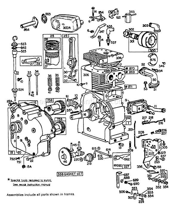 portable generator parts diagram