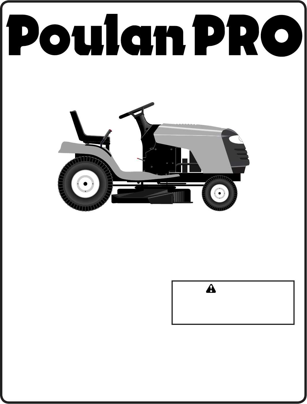 poulan lawn mower parts diagram