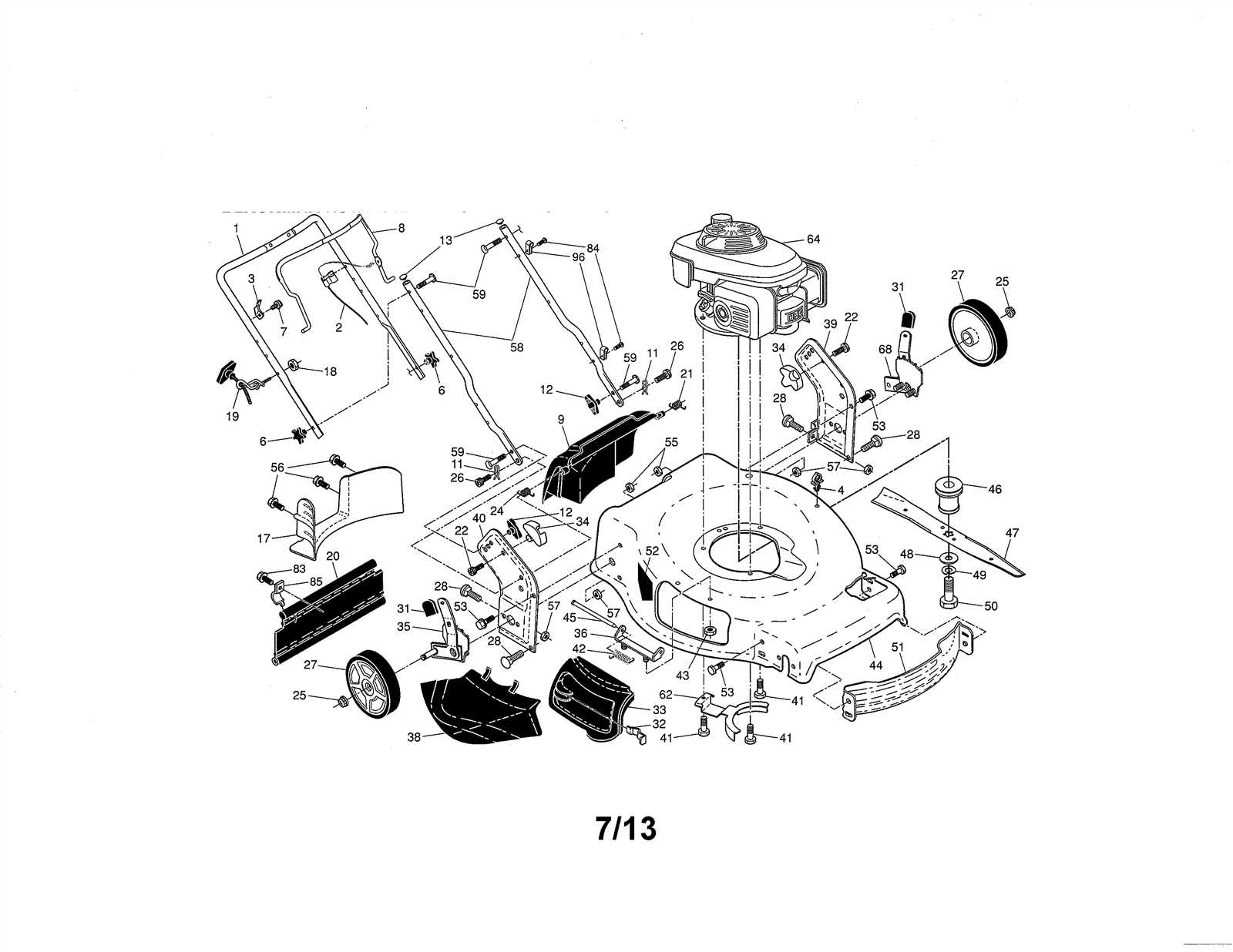 poulan pro riding lawn mower parts diagram