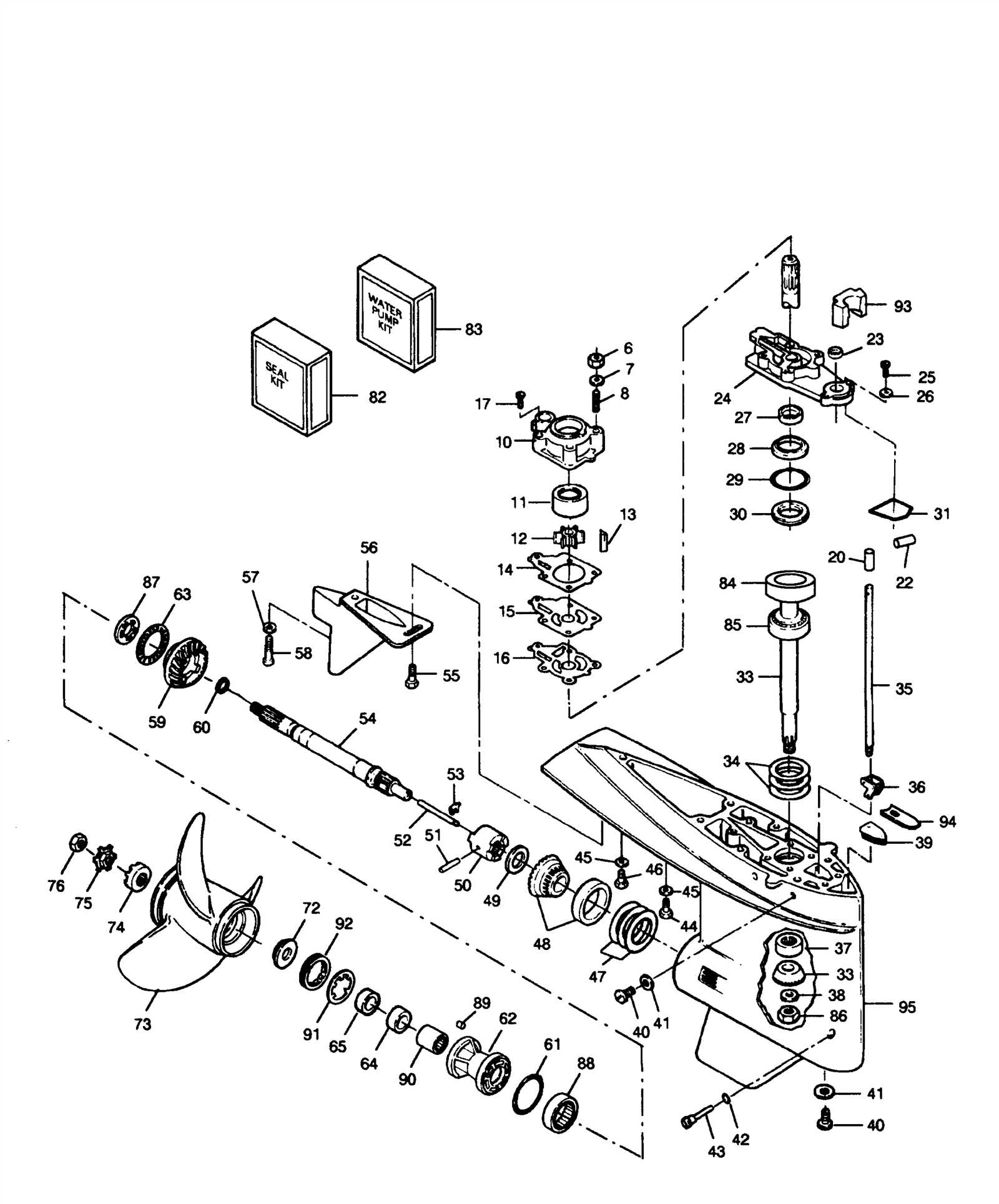 mercury 90 hp parts diagram