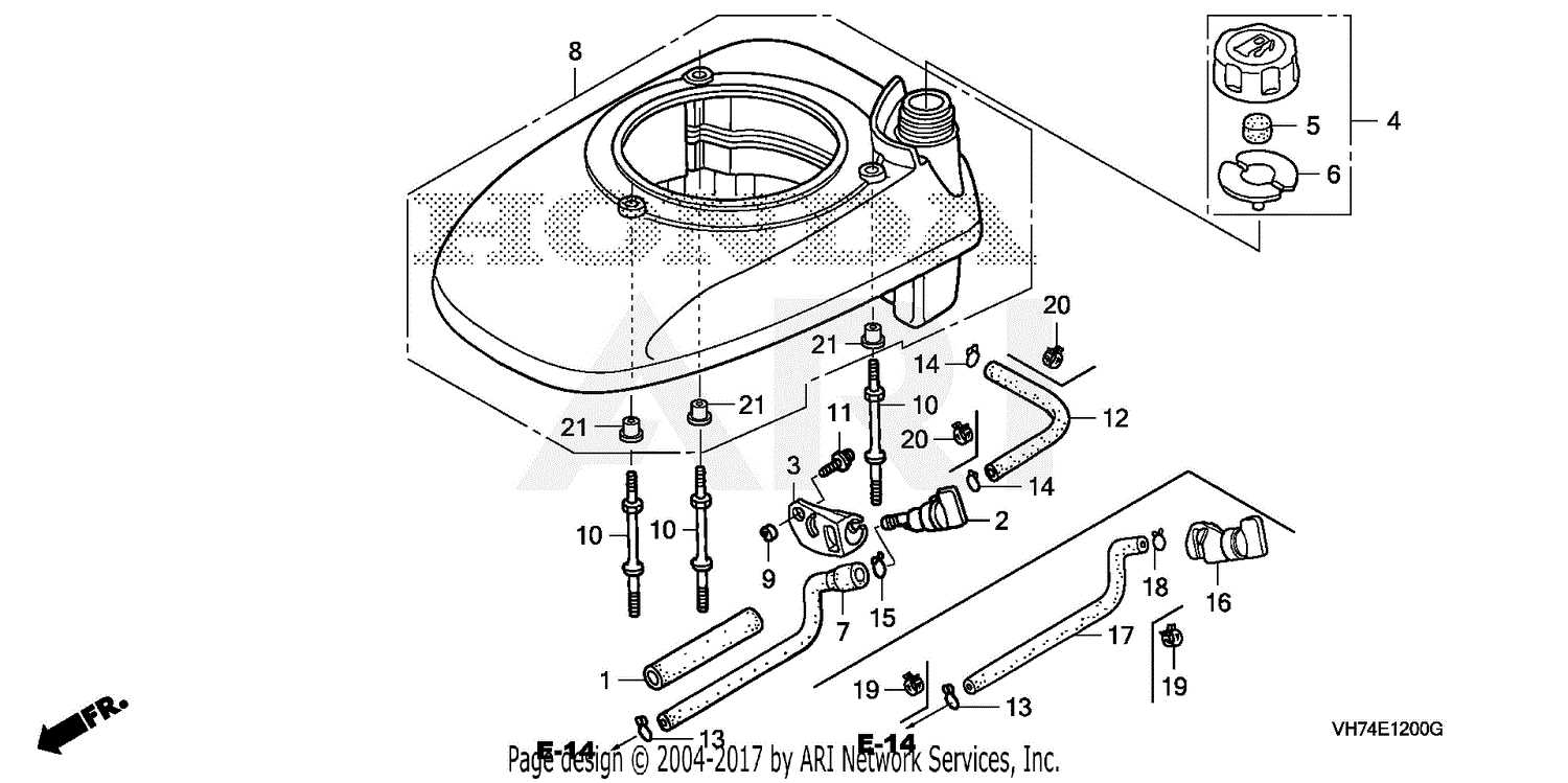 honda lawn mower hrx217 parts diagram