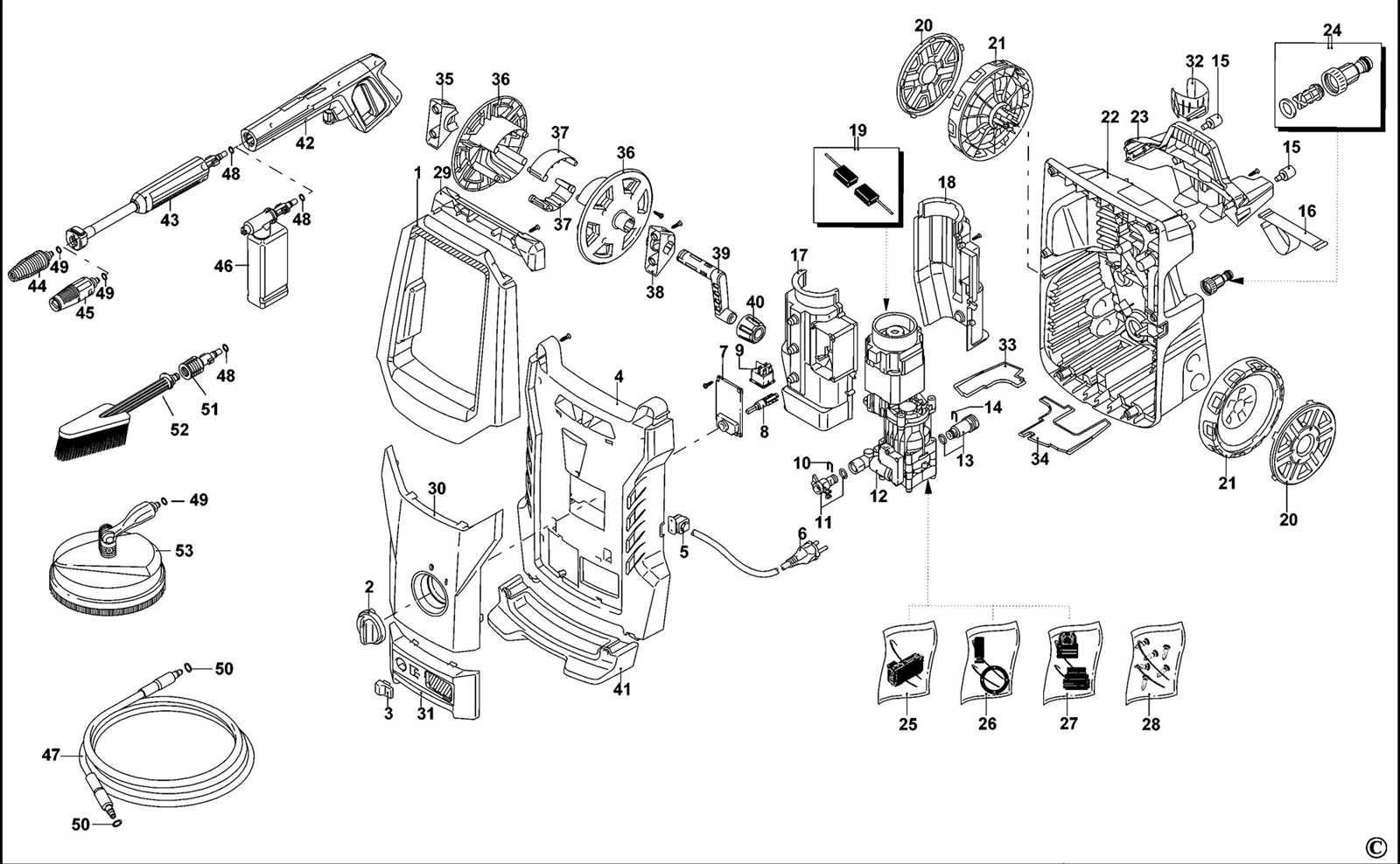 pressure washer gun parts diagram