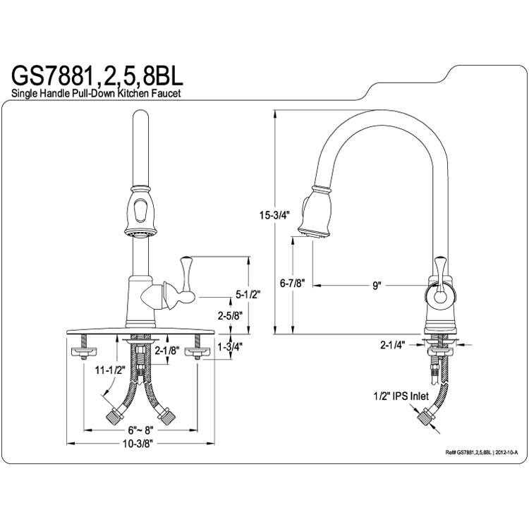 price pfister faucet parts diagram