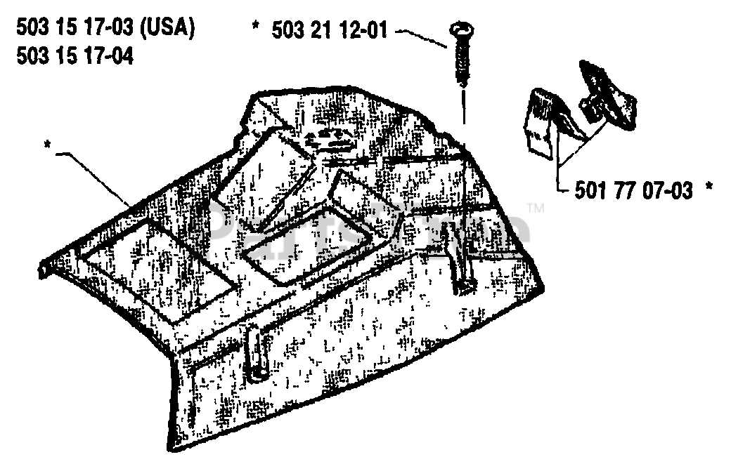 husqvarna 50 parts diagram