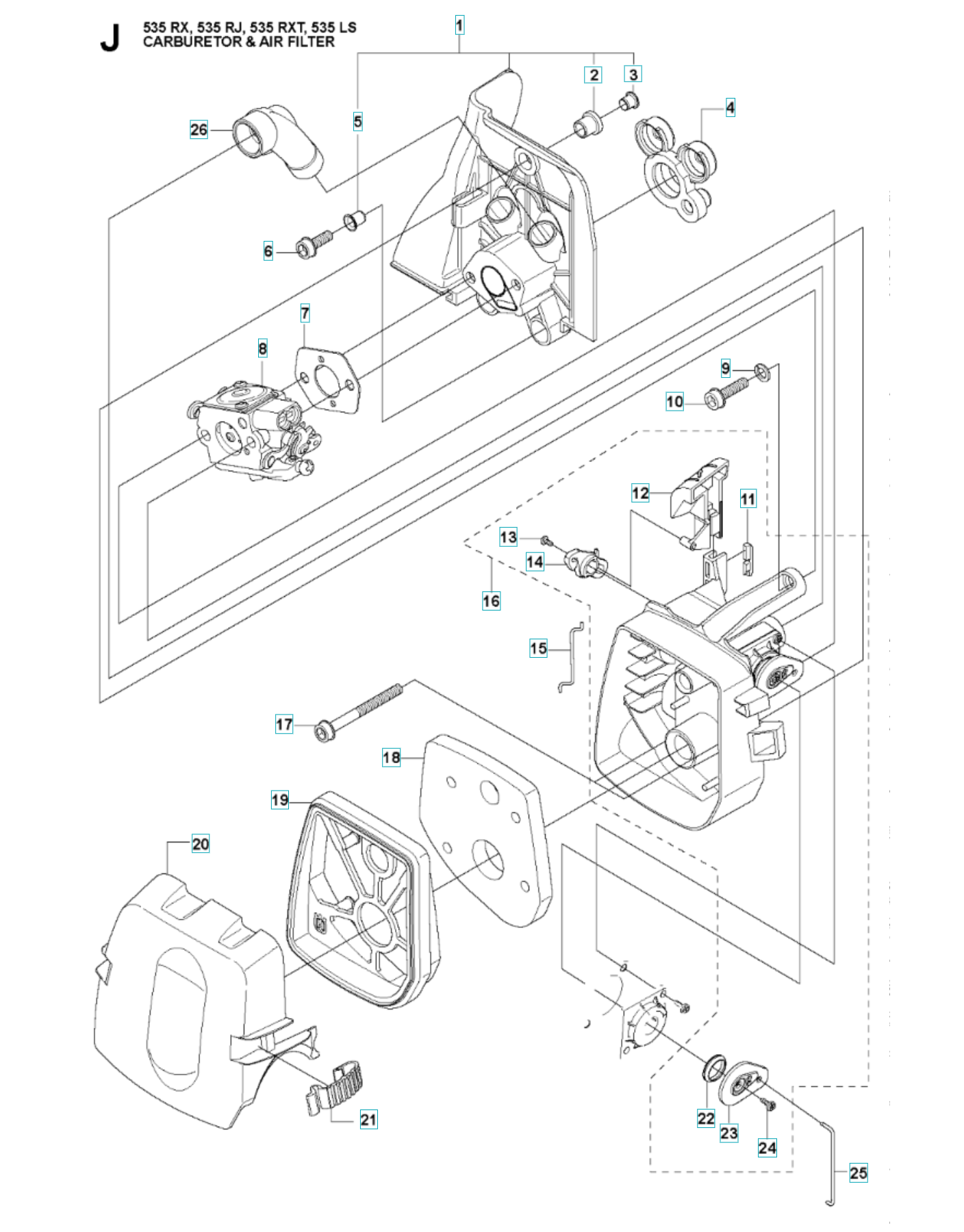 husqvarna 336fr parts diagram