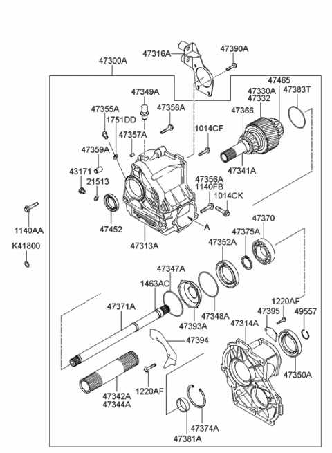 2004 hyundai santa fe parts diagram