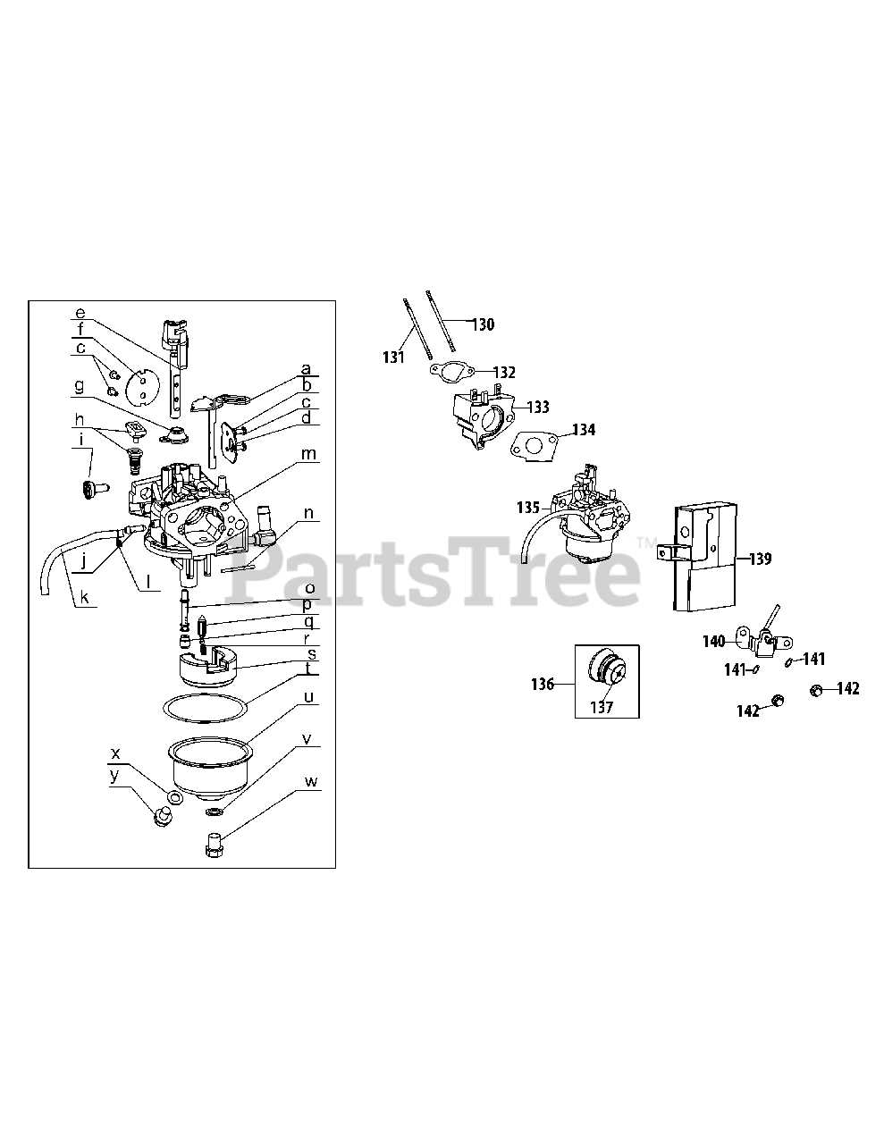 sears snowblower parts diagram