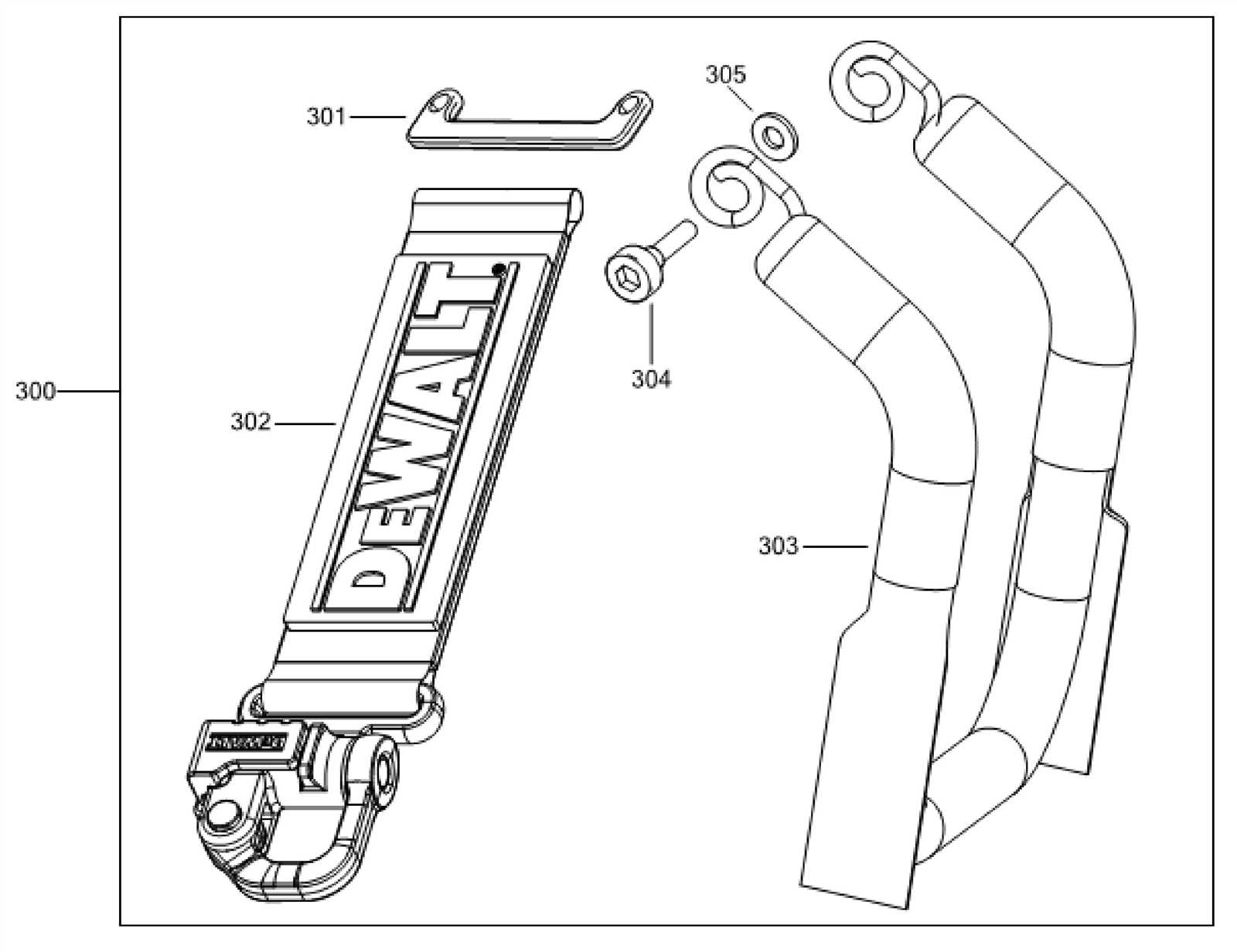 dewalt dcd999 parts diagram