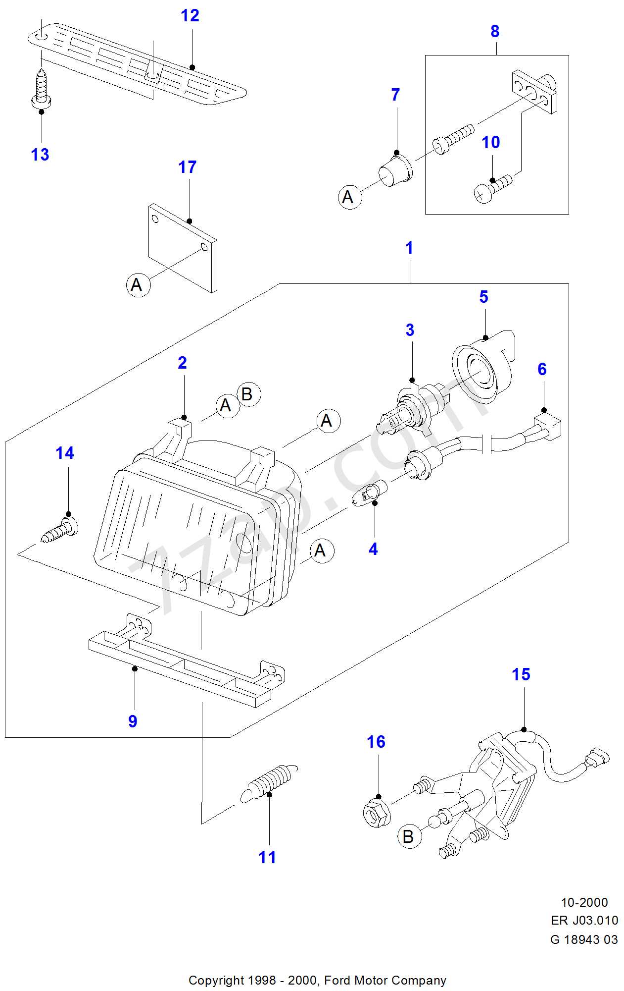 1998 ford ranger parts diagram