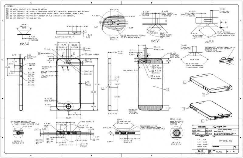 iphone se parts diagram