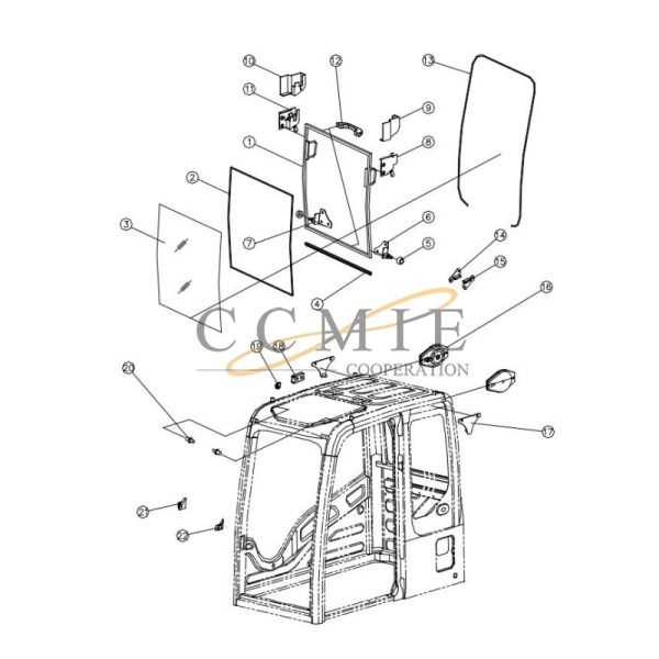 windshield parts diagram