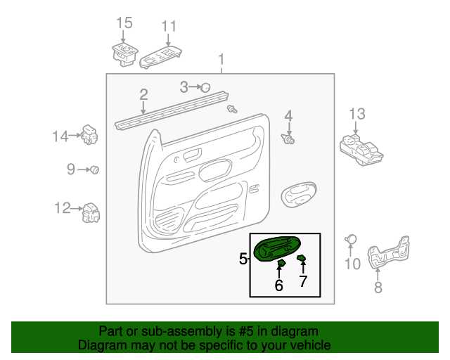 toyota tundra interior parts diagram