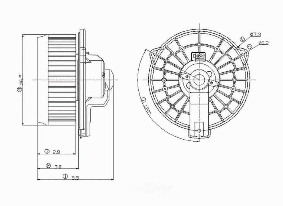 blower motor parts diagram