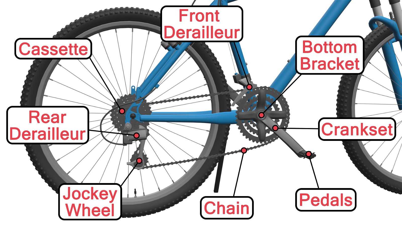 single speed bike parts diagram