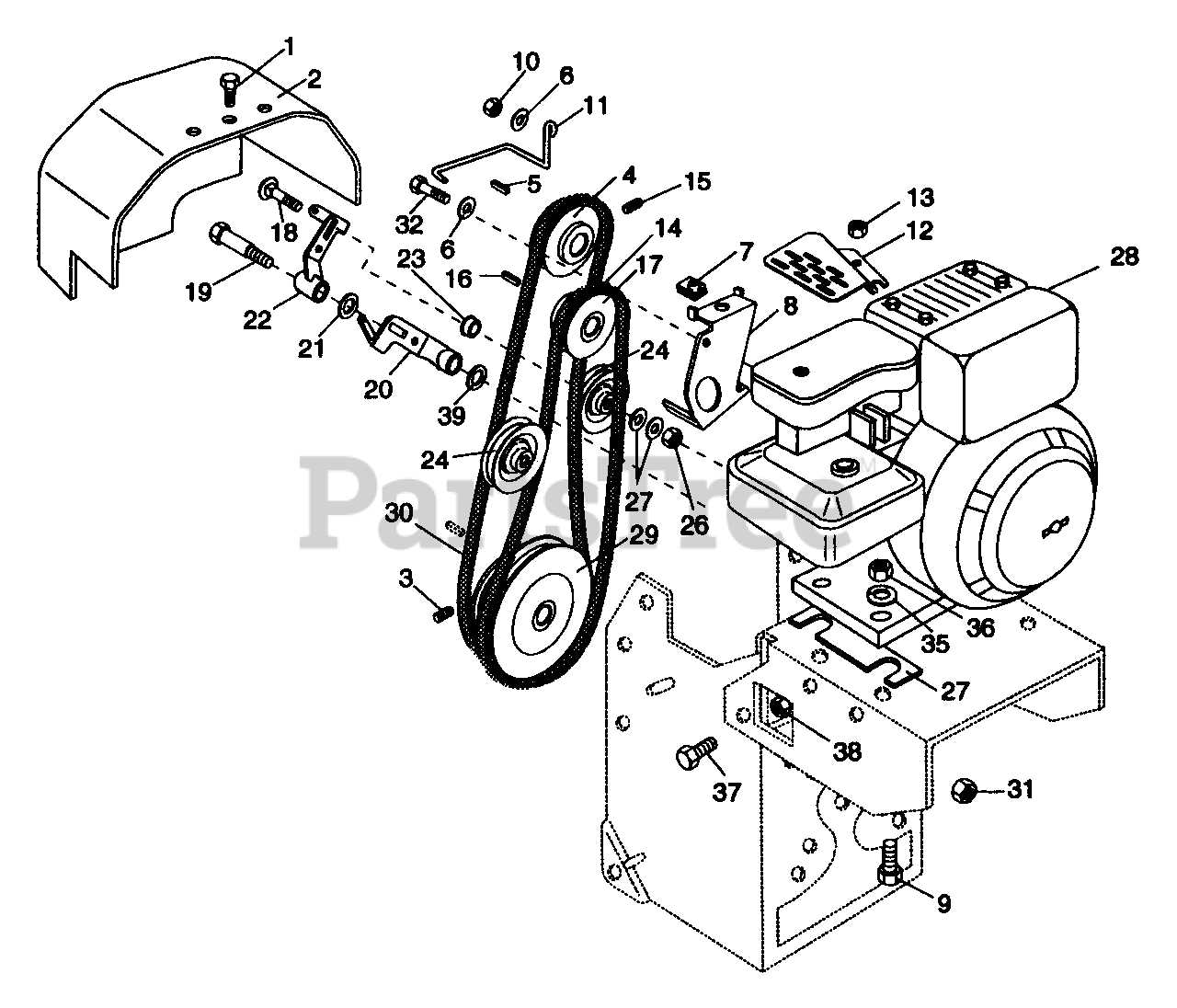 5hp briggs and stratton parts diagram