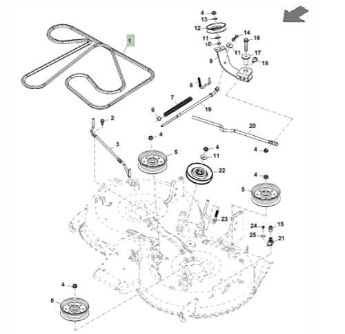 john deere deck parts diagram