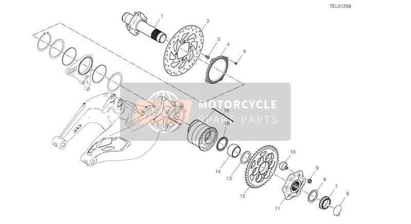 ducati diavel parts diagram