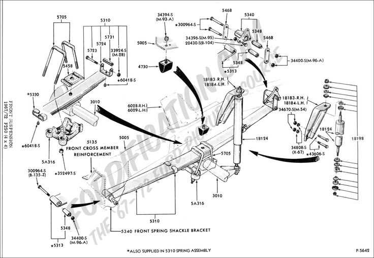 ford f350 front suspension parts diagram