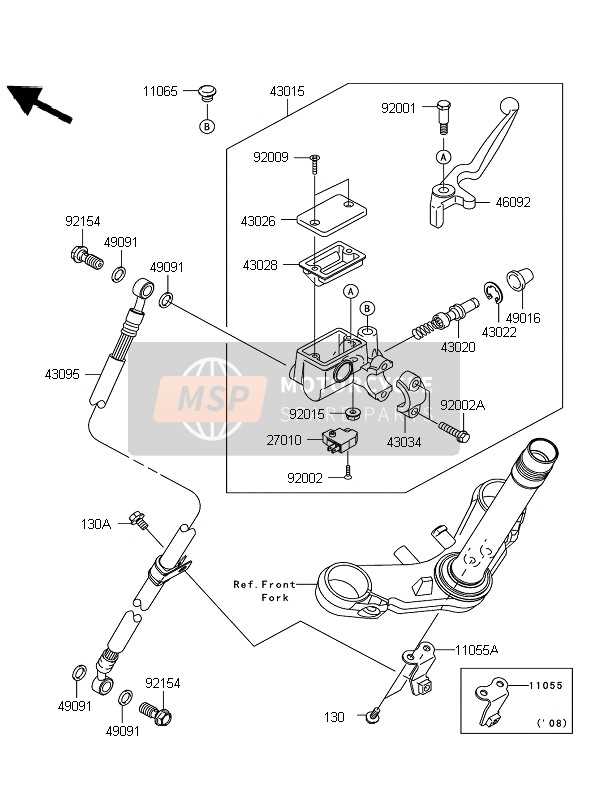 kawasaki ninja 250r parts diagram