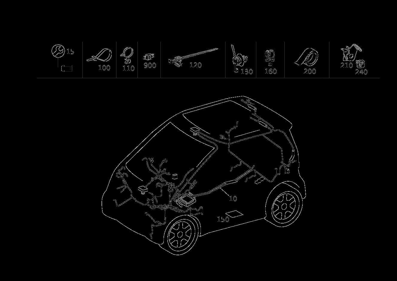 smart car fortwo parts diagram