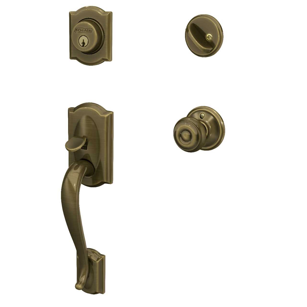 schlage door knob parts diagram